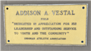 Addison A. Vestal Signage at Vestal Park