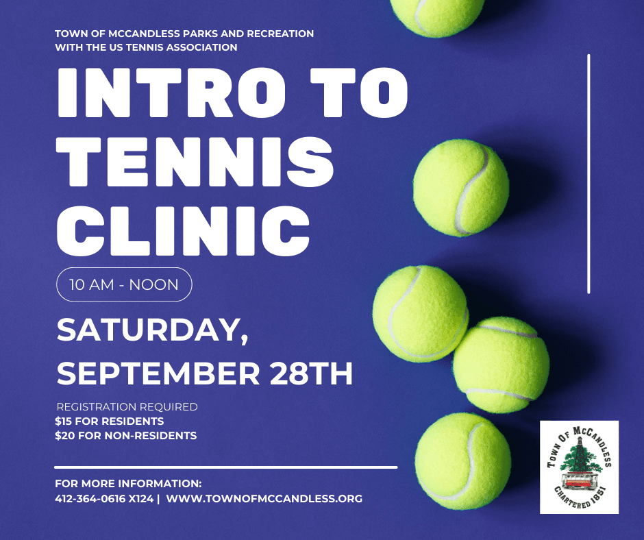 Tennis clinic 9.28.24