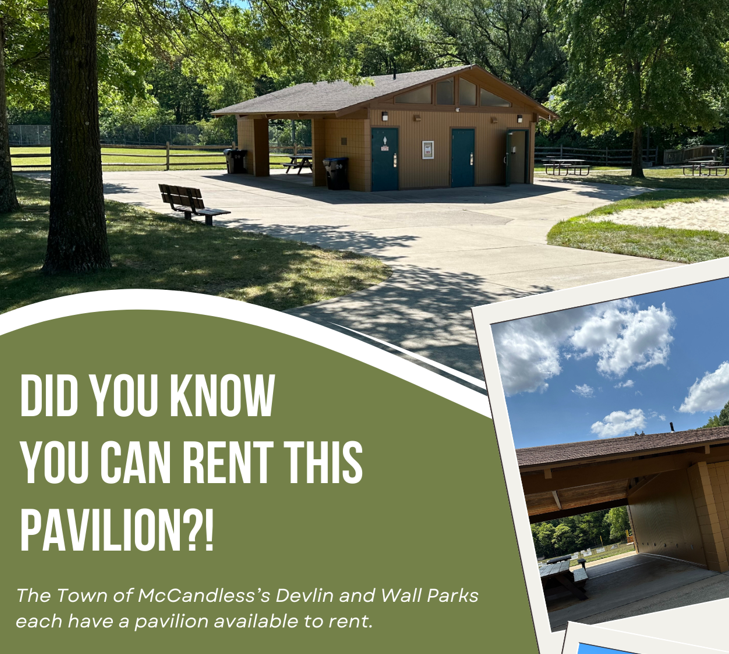 pavilion rental graphic